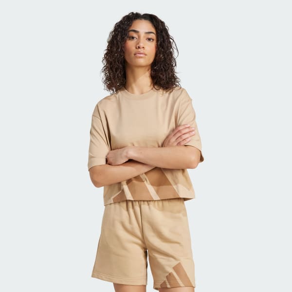 Cafe Playera Essentials Boyfriend Logo Grande