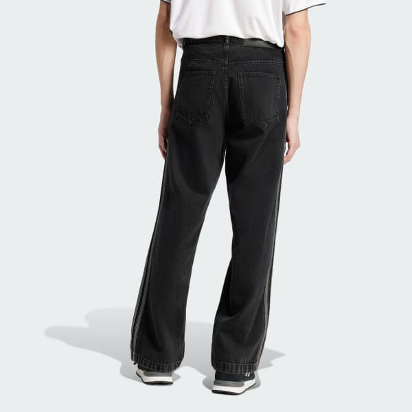 Black Adicolor Denim Firebird Pants