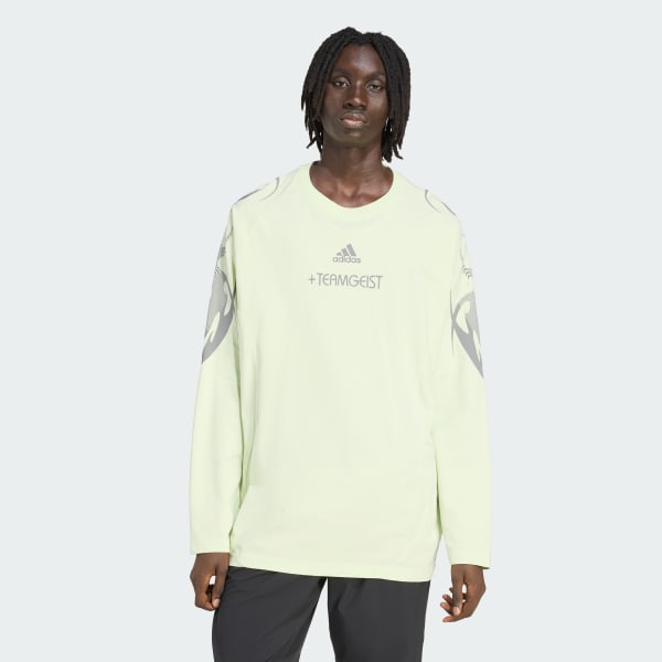 Verde Camiseta de manga larga Adilenium, temporada 4 con gráfico Teamgeist