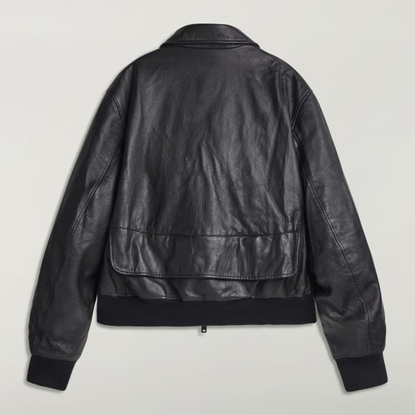アディダス Y-3 LEATHER BOMBER JACKET - ブラック | アディダス ジャパン