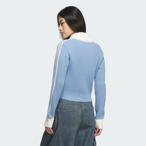 Blue TEAM ADIDAS FULLZIP SWEATER