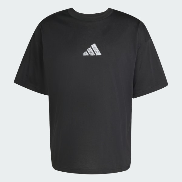 Negro REMERA GRAPHIC CLIMACOOL POWER TRAINING