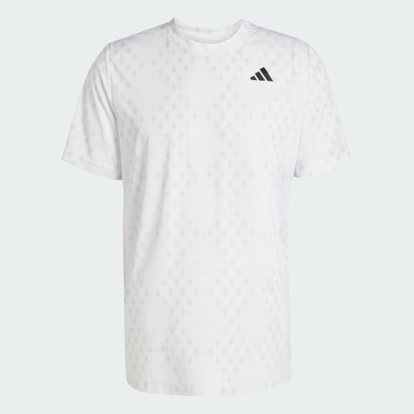 Blanco Playera Graphic Climacool de Club de tenis