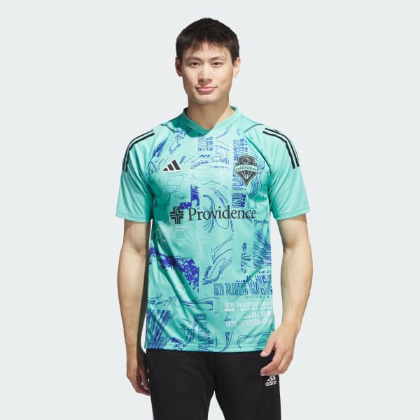 adidas Seattle Sounders Tiro Graphic Jersey Green Free Shipping with adiClub adidas US