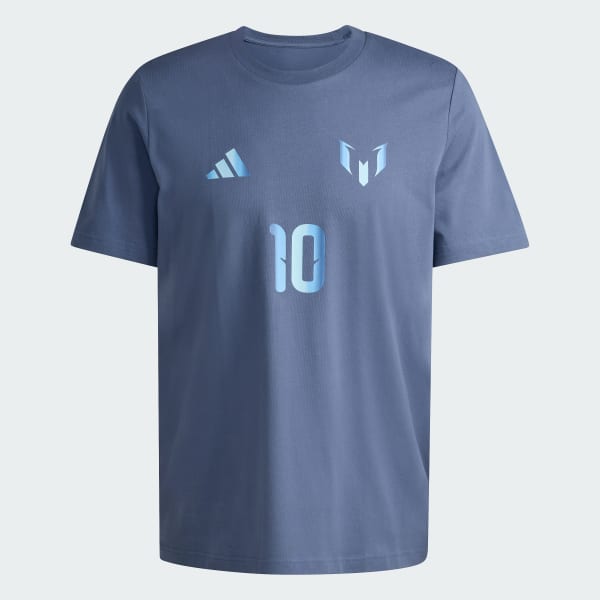 Bleu T-SHIRT GRAPHIQUE MESSI NAME&NUMBER