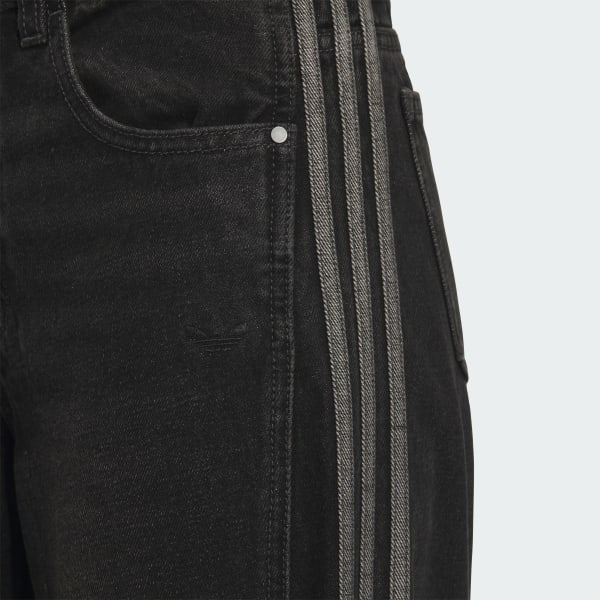 海外限定30 adidas ルーズデニムパンツ ブラック JX6865 アディダス ルーズ デニムパンツ - ブラック | アディダス ジャパン