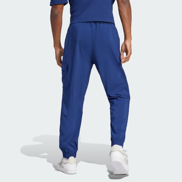modrá Kalhoty Essentials Small Logo Cargo
