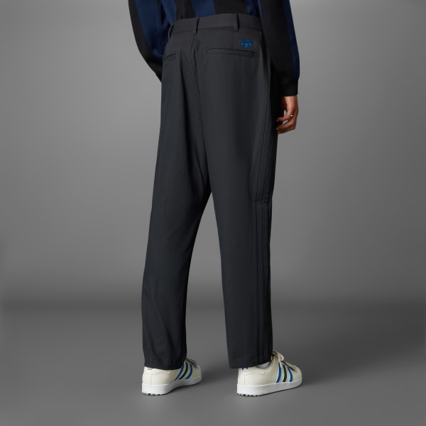 adidas Rolling Links Chino Golf Trousers - Black | Free