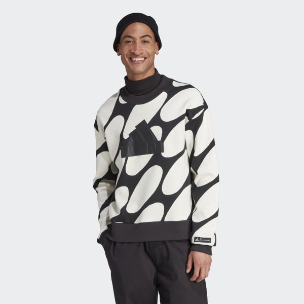 Razón Explicación difícil adidas x Marimekko Future Icons 3-Stripes Sweatshirt - White | Men's  Lifestyle | adidas US