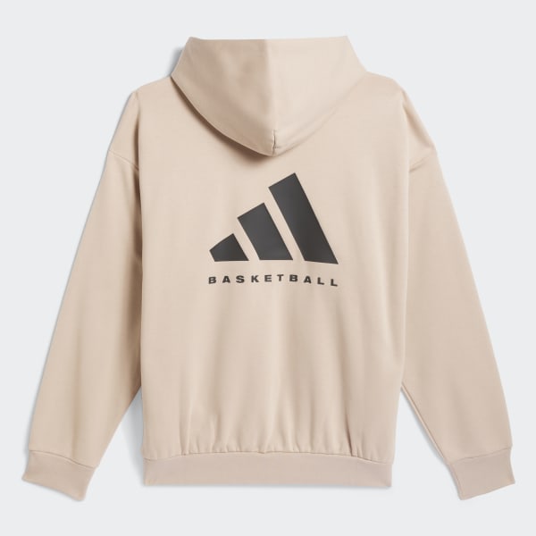 adidas Basketball Hoodie Beige adidas Thailand