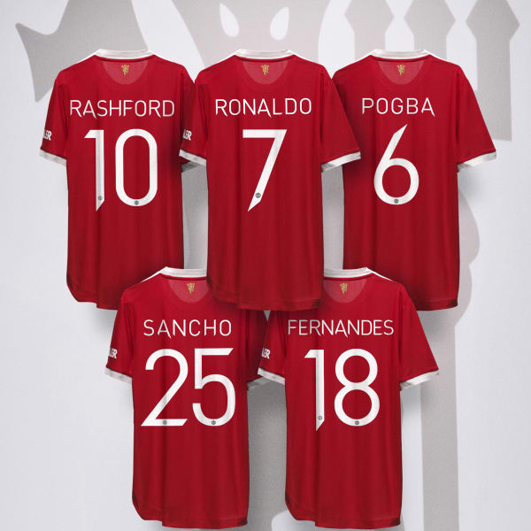 Rojo Camiseta primera equipación Manchester United 21/22 Authentic KMI86