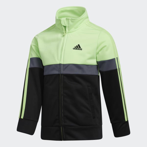 lime green adidas track jacket