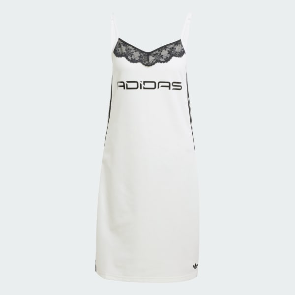 wit adidas Originals R3CD Jurk