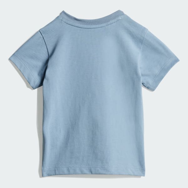 Blauw Short T-shirt Set Kids