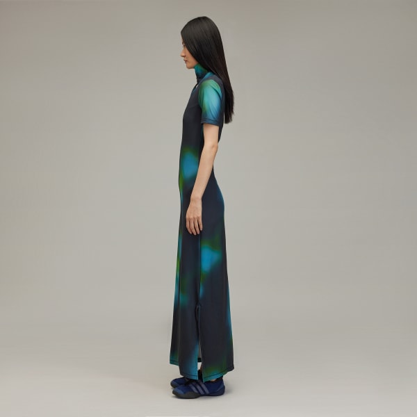 Multicolor Y-3 Fitted AOP Closure Dress