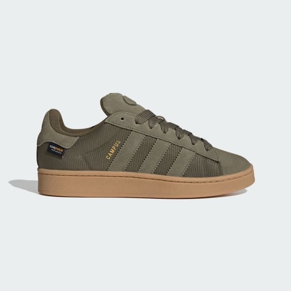 Khaki adidas campus clearance