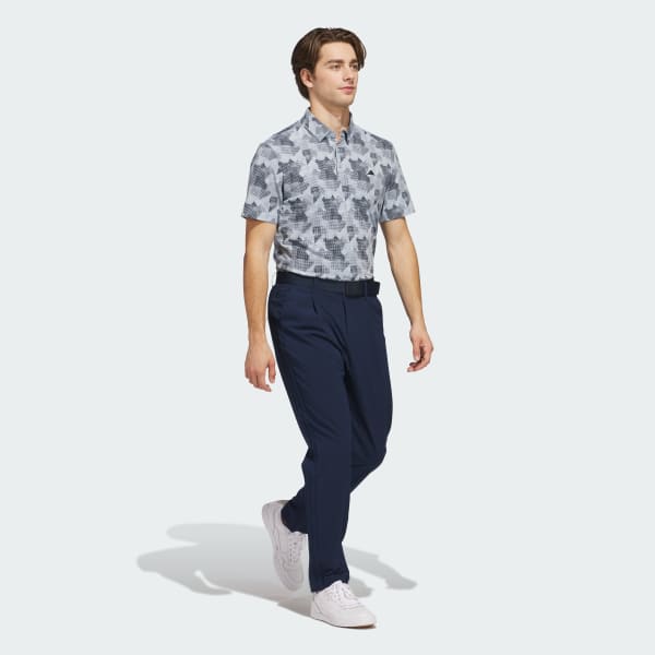 Blue Go-To Printed Polo Shirt