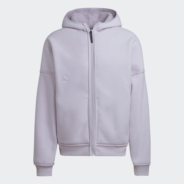 paars Polar Fleece Full-Zip Sweatshirt GE261