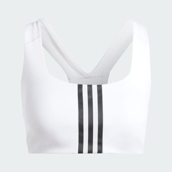 Blanco Top Deportivo Powerimpact Training Soporte Medio