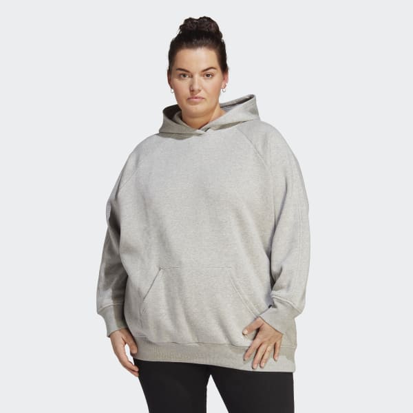 adidas ALL SZN Fleece Boyfriend Hoodie (Plus Size) - Grey | Women\'s  Lifestyle | adidas US