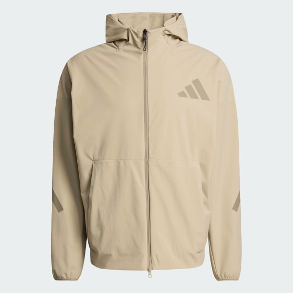 ブラウン アディダス Z.N.E.ウーブン トラックトップ