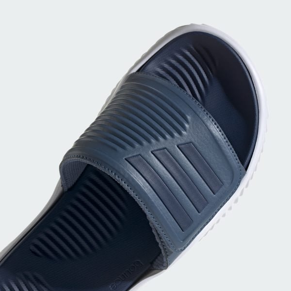 Adidas alphabounce slides hot sale blue
