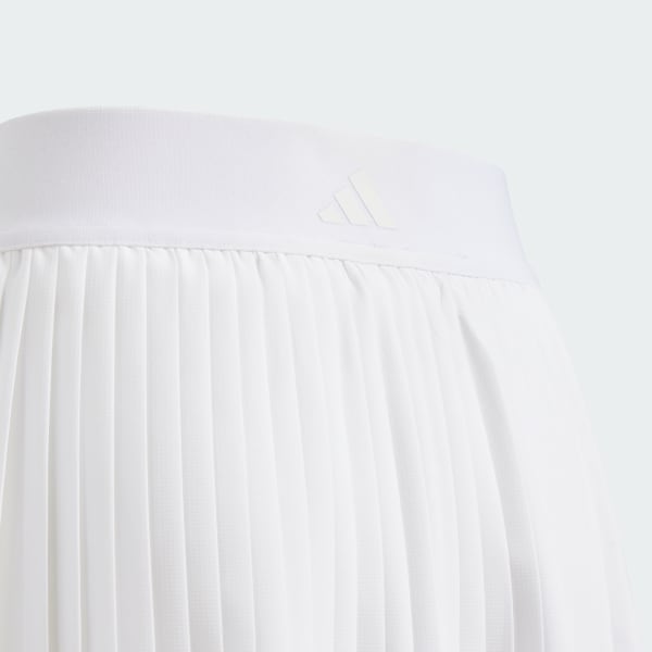Hvit Club Tennis Climacool Pleated Skjørt