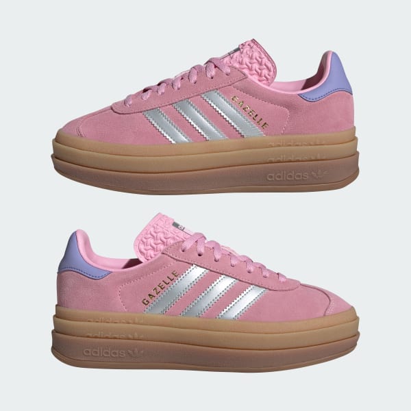 Adidas gazelle kids pink hot sale