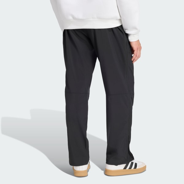 Black Side Mesh Zip Pants