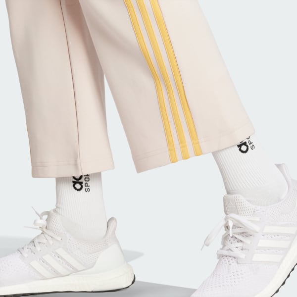 ◆ ADIDAS ◆ Future Icons 3S Open Hem Pants / IS3661 adidas Future Icons 3-Stripes Open Hem Pants - Purple