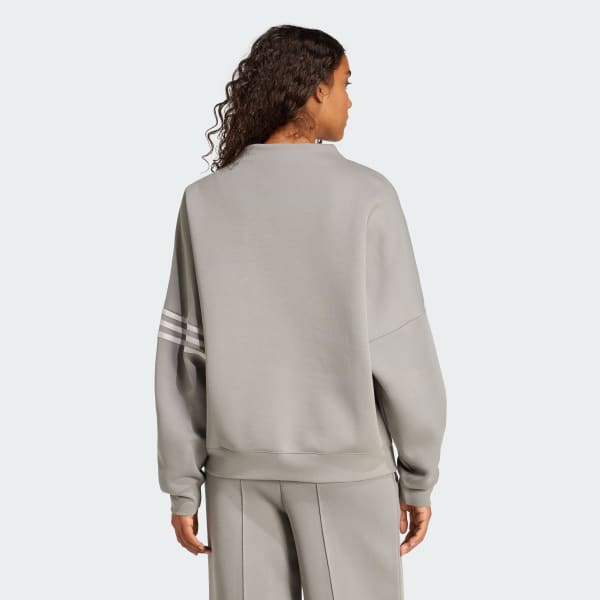 Gri Neuclassics Oversized Mock Neck Sweatshirt