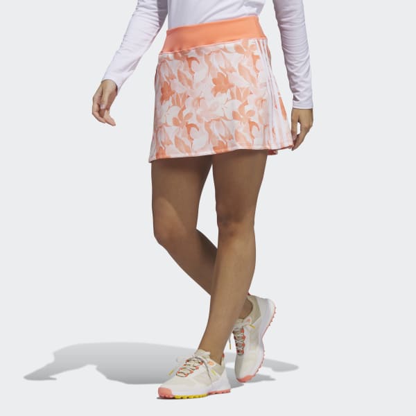 Orange Floral 15-Inch Skirt