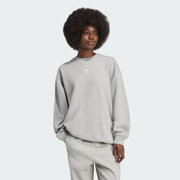 Gris Sudadera Essentials Oversized French Terry