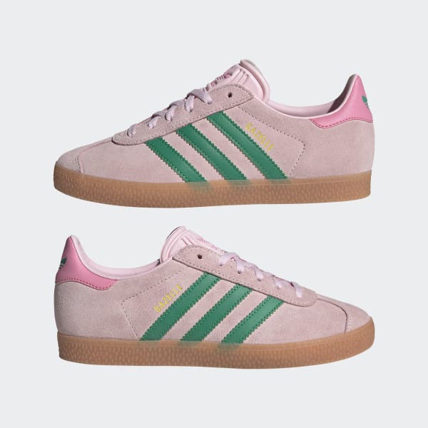 adidas Gazelle ピンク/グリーン New Adidas Women's Gazelle Bold Shoes - Pulse Mint