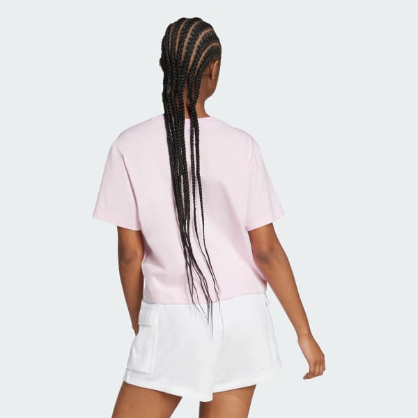 Merah-muda Kaus Grafis Mini