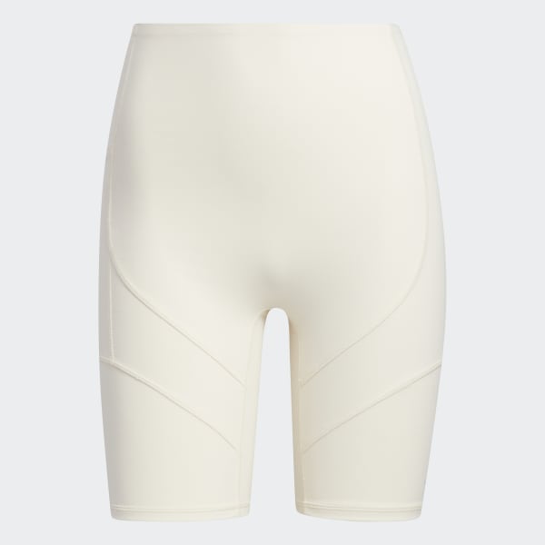Bej adidas Yoga Studio Pocket Kısa Tayt TX503