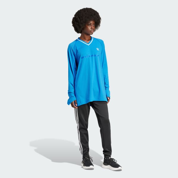 Adidas blue long sleeve shirt 2025