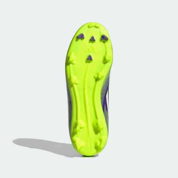 Fioletowy Buty piłkarskie dla dzieci F50 League Mid Firm/Multi-Ground