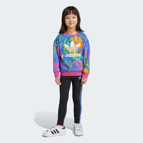 Negro Conjunto Deportivo Tie Dyed Kids