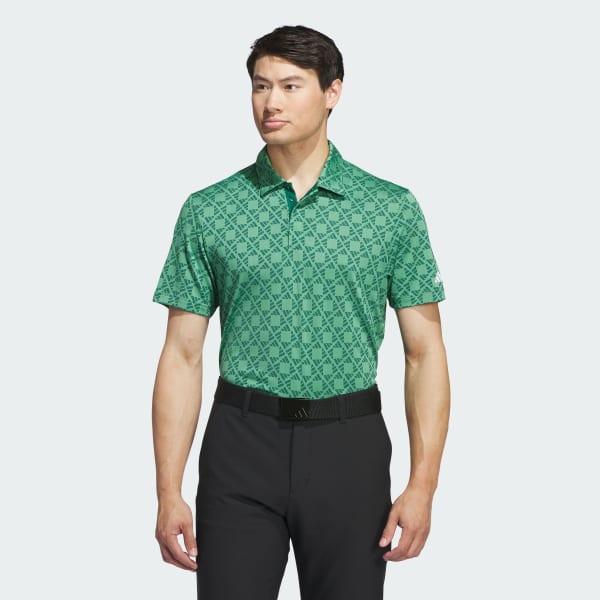 Adidas 360 print polo shirt on sale