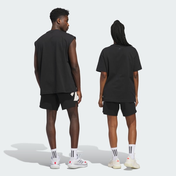 Negro Shorts de básquet adidas Spacer (Unisex)