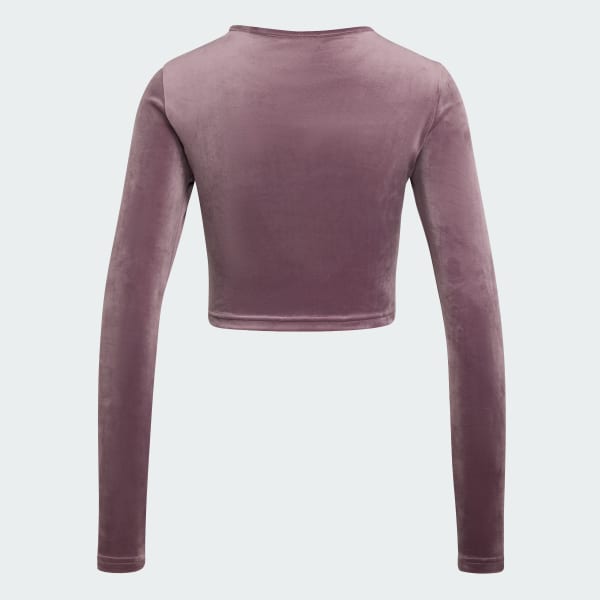 paars VELVET CRPPD LS