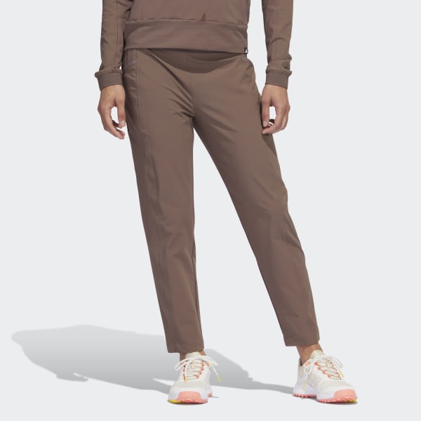 Brown Ultimate365 Tour Pull-On Golf Ankle Pants