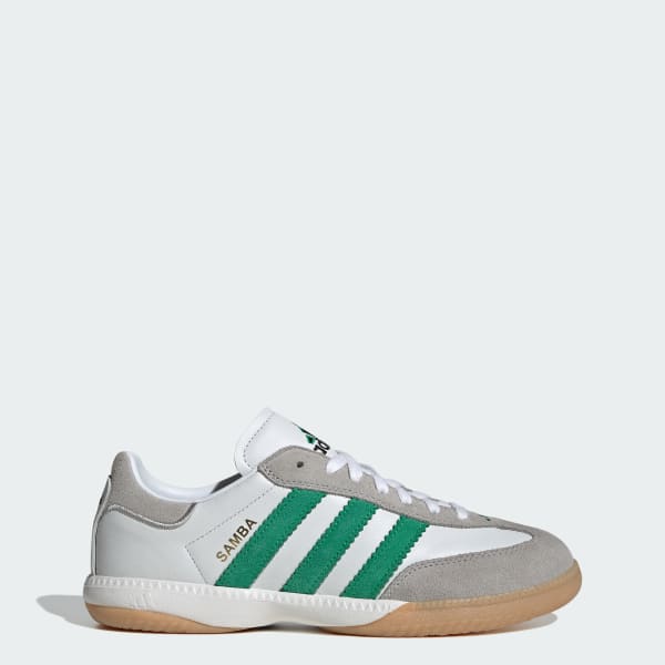 [Adidas] SAMBA Original MN★ID3922 Adidas Men's Samba MN Originals Sizes 4-13 White/Green