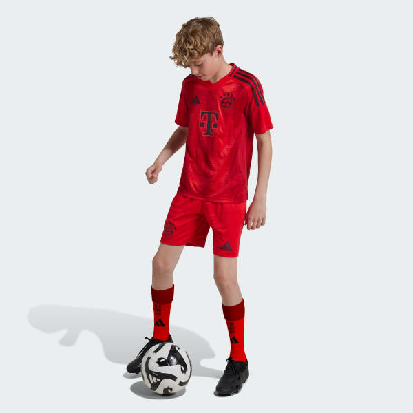 Red FC Bayern 24/25 Home Shorts Kids