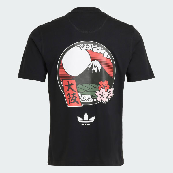 売れ筋商品|||アディダスオリジナルス Tシャツ レディース トップス JAPAN MANGA TEE UNISEX - Print T-shirt - black adidas Originals JAPAN MANGA TEE UNISEX - Print T-shirt
