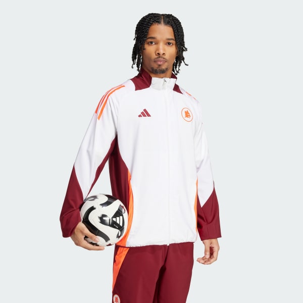 Weiss AS Rom Tiro 24 Competition Präsentationsjacke