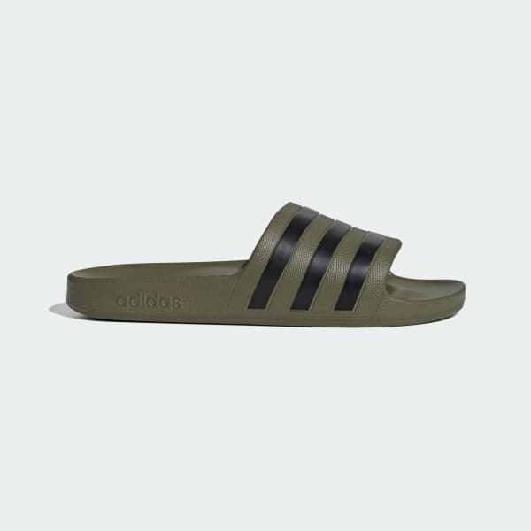 Green Adilette Aqua Slides