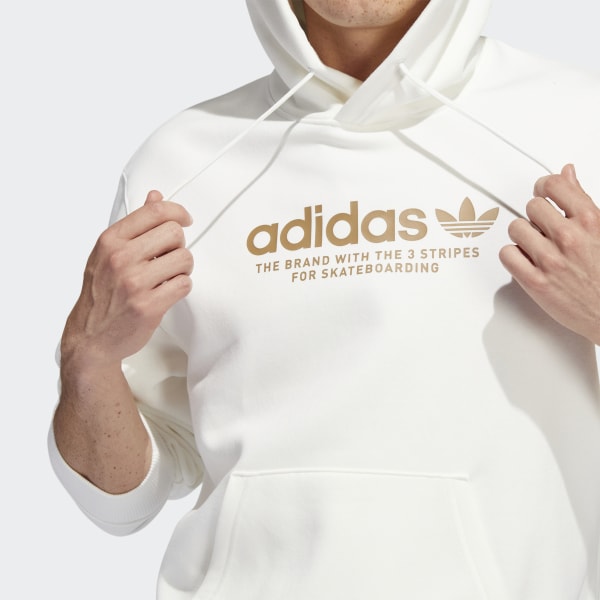 White 스케이트보딩 4.0 로고 후디 L4154