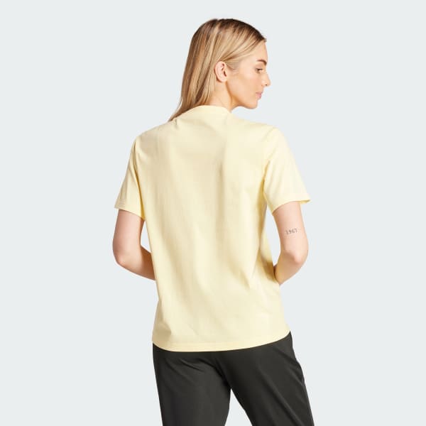 Amarillo Playera Positivity Estampada